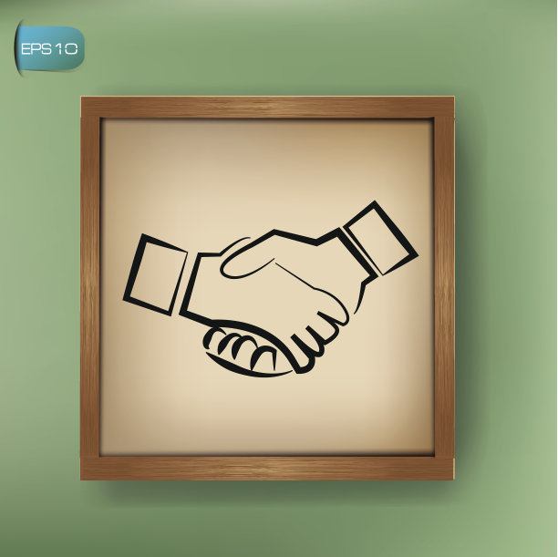 检查黑板背景上的手势图，矢量图片下载