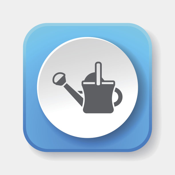 植物饮水器图标图片下载