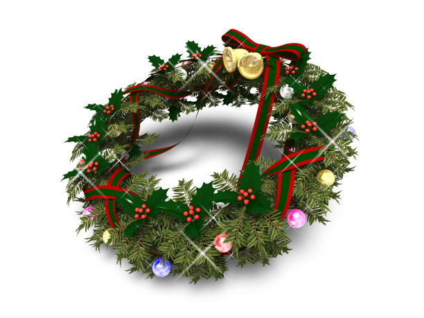 圣诞花环图片下载