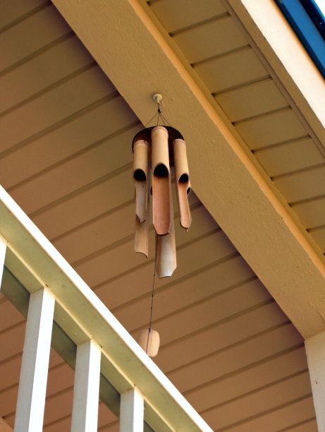 木制windchimes图片下载