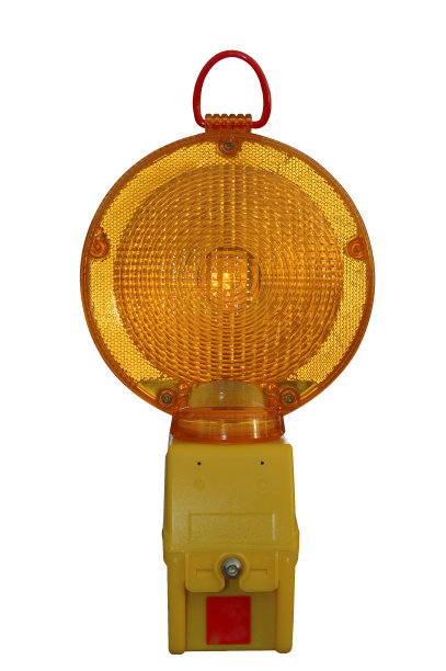 道路工程警告灯(有夹道)图片下载