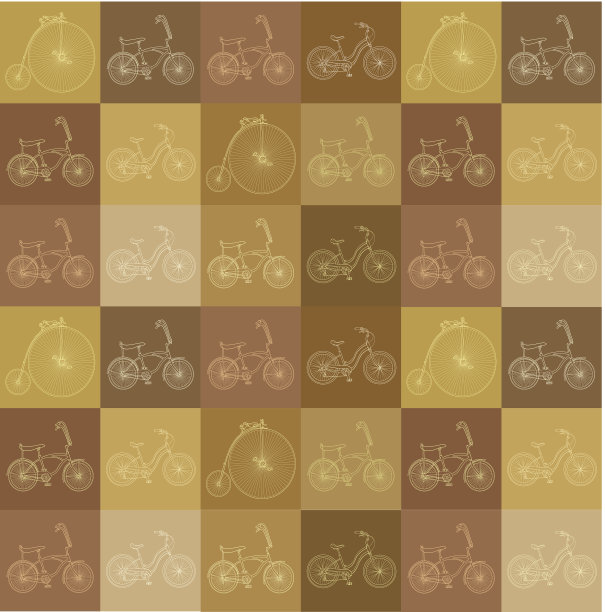 无缝背景与自行车图片下载