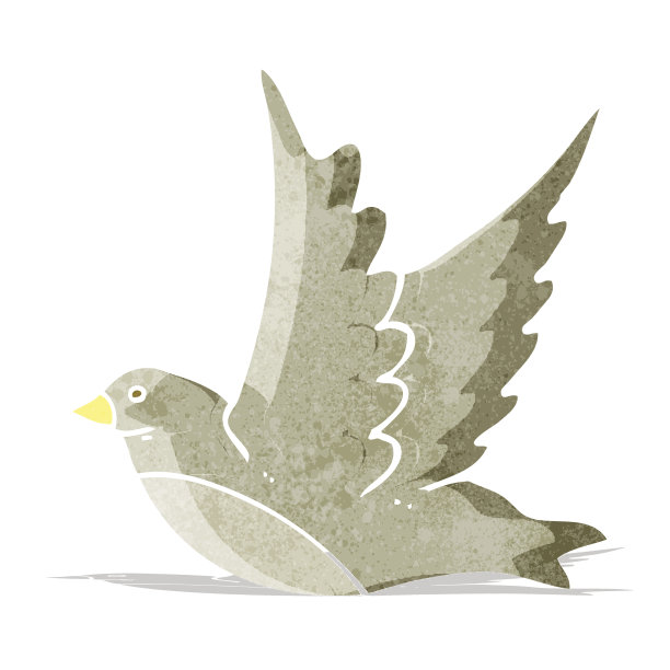 卡通飞翔的鸟图片下载
