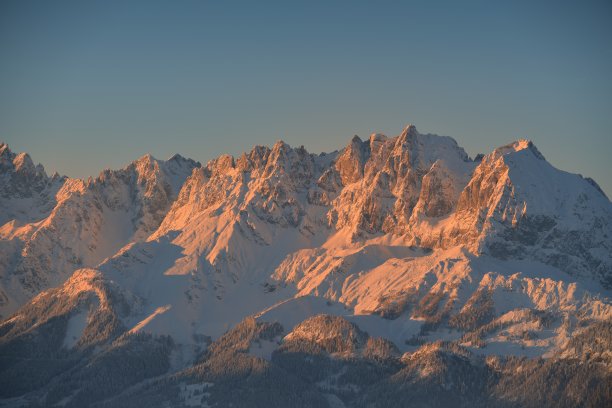 山的冬景图片下载