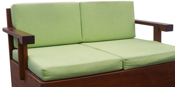 绿色的沙发上图片下载