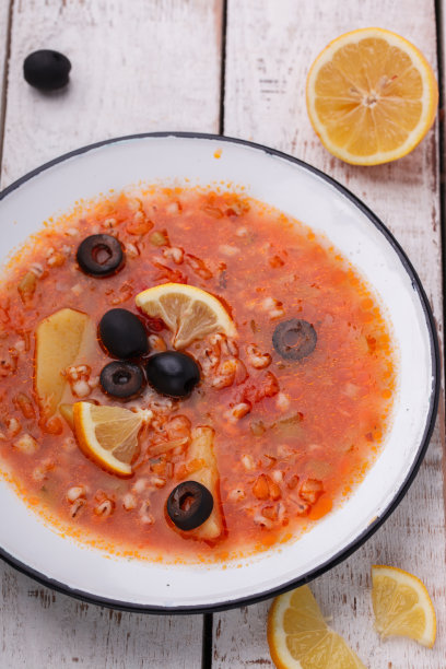 汤酸辣浓汤图片下载