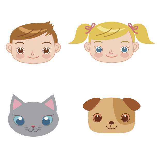 可爱的卡通狮子图片下载