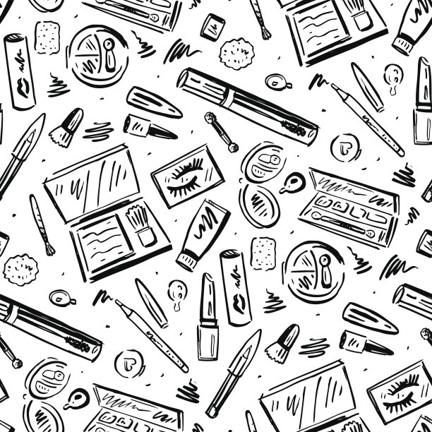 美容产品。化妆品。素材图片