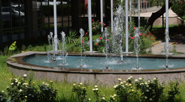 装饰元素、水池、喷泉图片下载