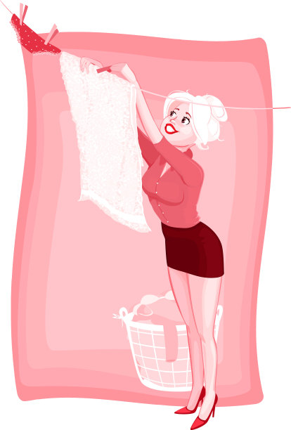 单调的衣服工作图片下载