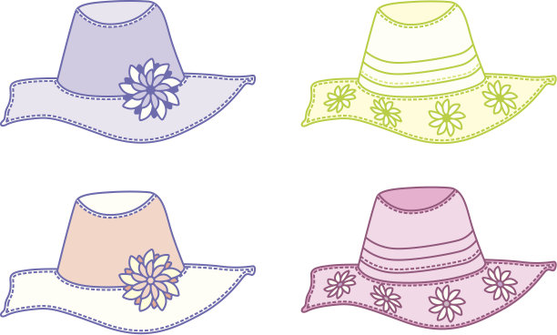 夏天的帽子图片下载
