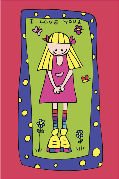 恋爱中的复古女郎图片下载