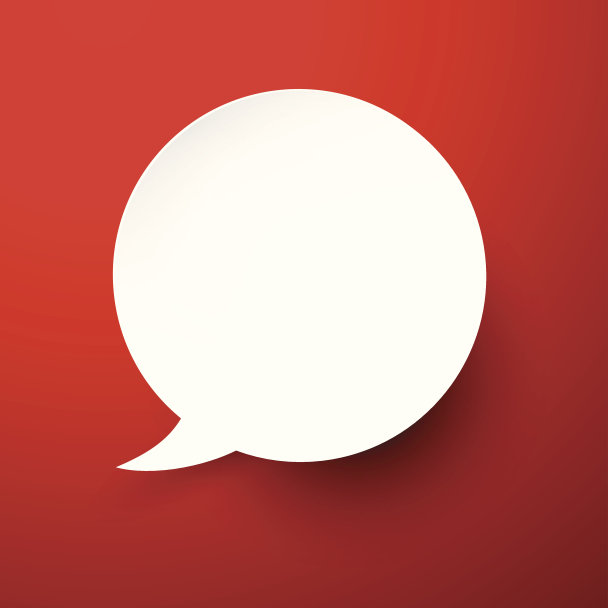纸白色的语音泡泡。图片下载