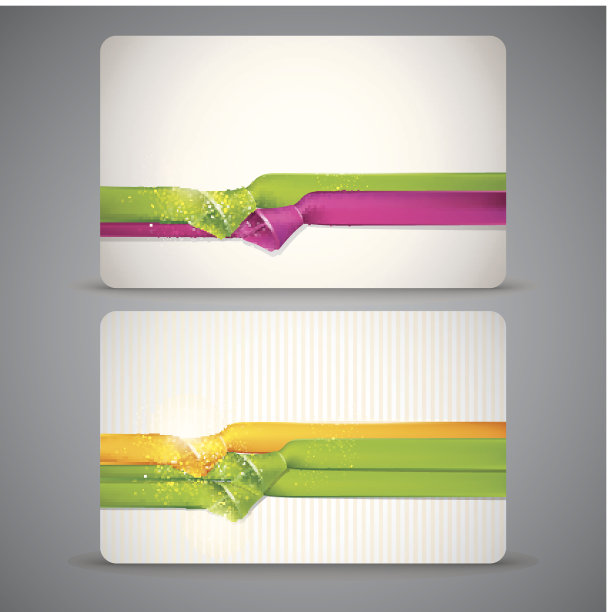 彩带礼品卡图片下载