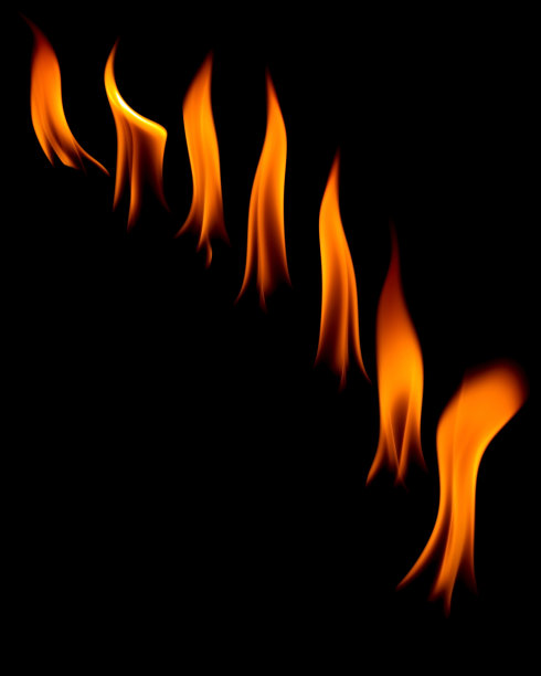 在黑色的火焰图片下载