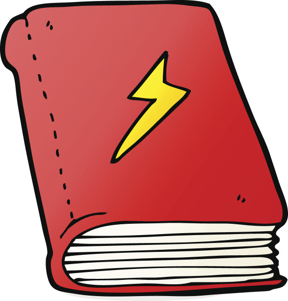 卡通魔法咒语书图片下载