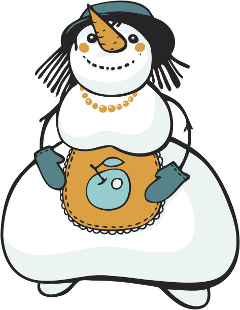 快乐的雪人图片下载