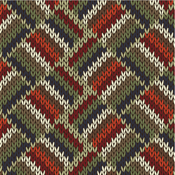 针织衫无缝矢量图形装饰图片下载