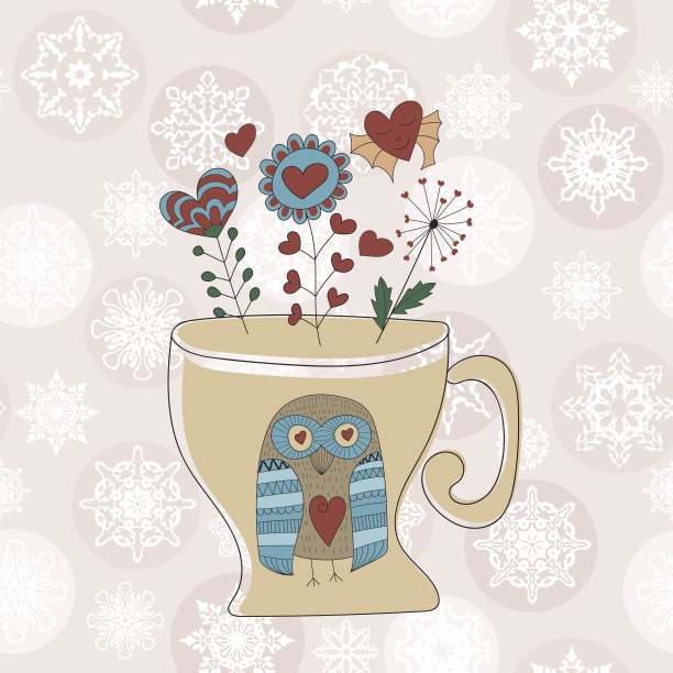 矢量情人节贺卡图片下载