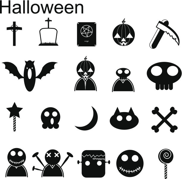 万圣节的图标图片下载