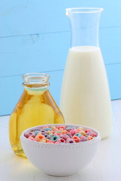 美味的儿童麦片圈图片下载