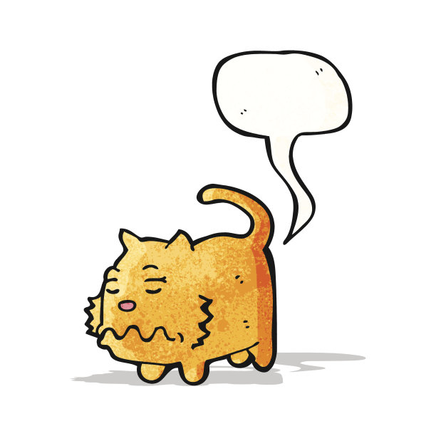 卡通猫放屁图片下载