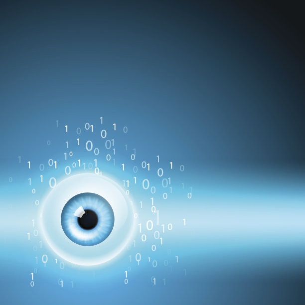 带眼睛的抽象背景图片下载