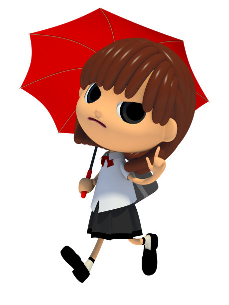 女学生不能用雨伞图片下载