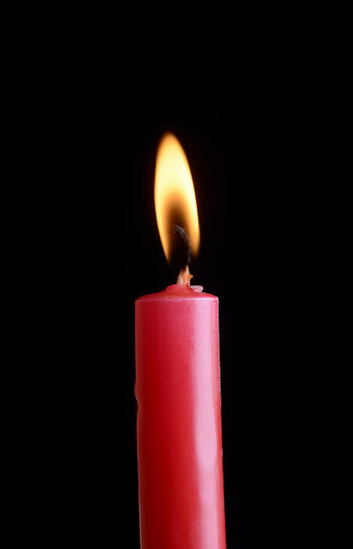 红色的蜡烛图片下载