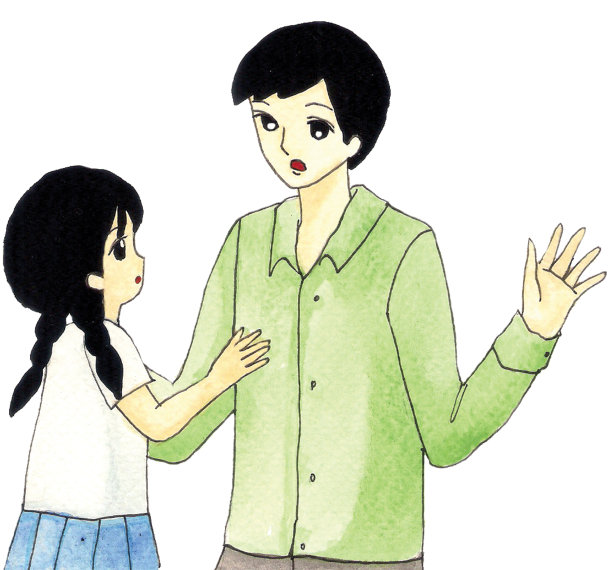 爸爸带着孩子，爸爸和女儿图片下载