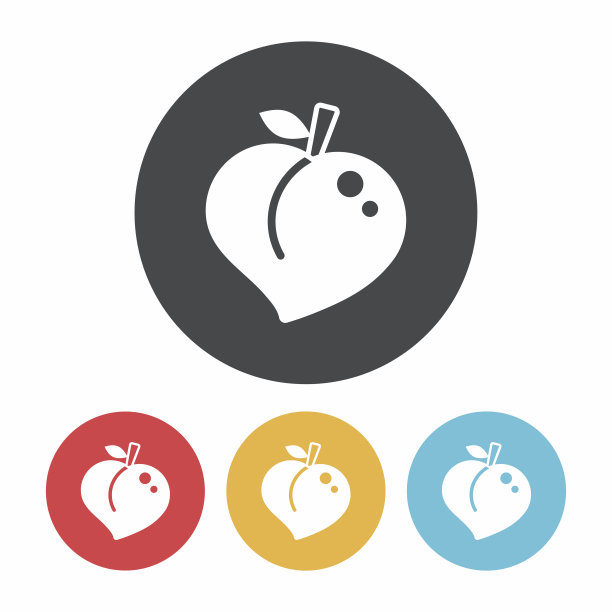 水果,桃子图标图片下载