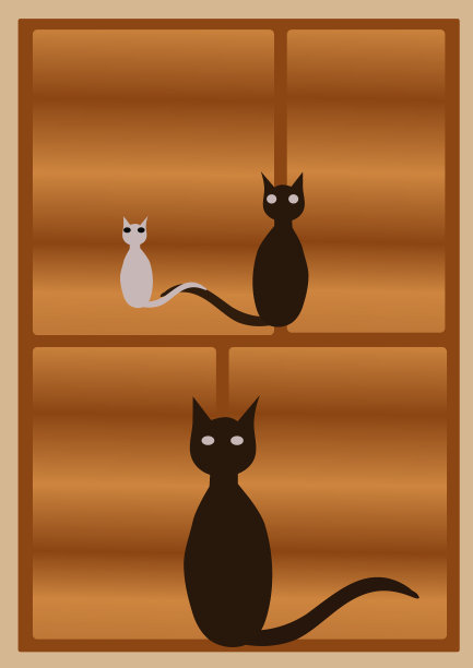猫插图图片下载