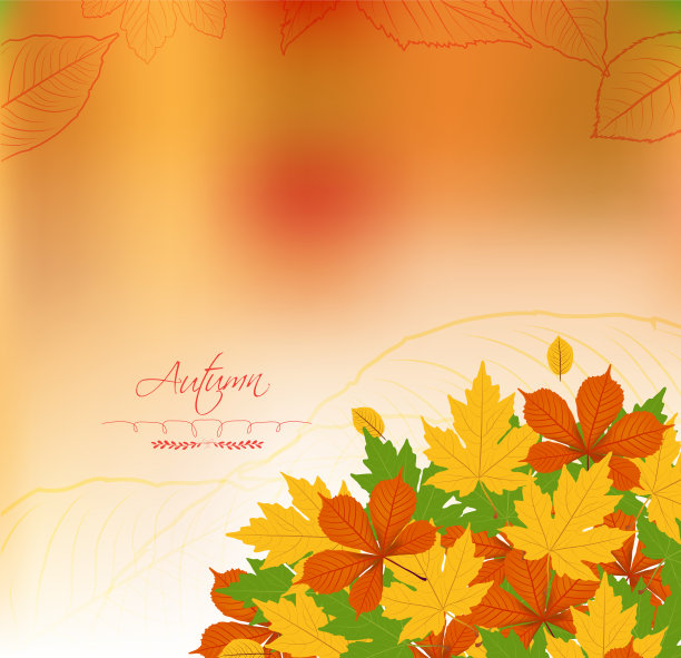 秋叶背景图片下载