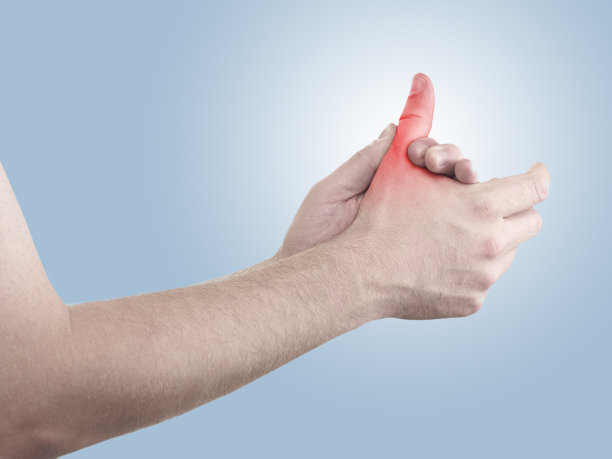 男人手指的疼痛图片下载