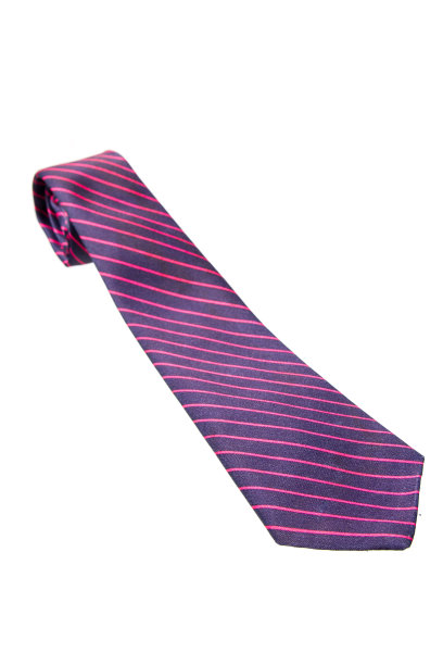 蓝色和粉色条纹的商务领带图片下载