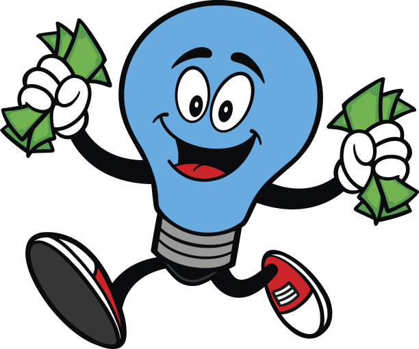 自闭症灯泡在赚钱图片下载