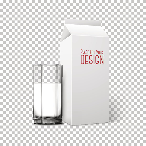 透明现实的矢量玻璃，纸盒孤立的格子背景图片下载