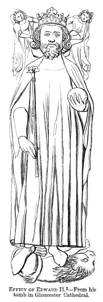 爱德华二世国王的雕像图片下载