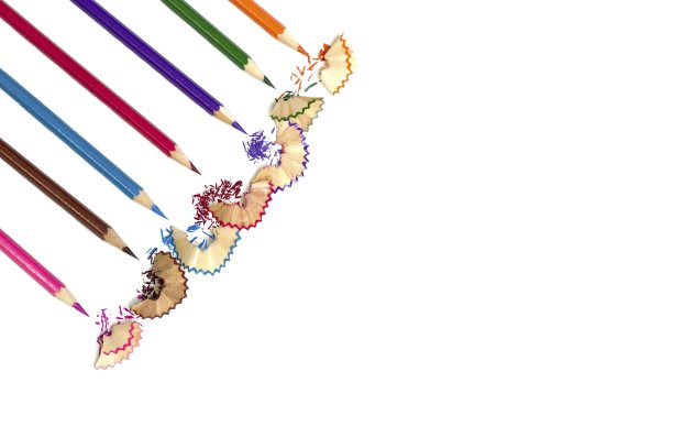 彩色铅笔背景图片下载