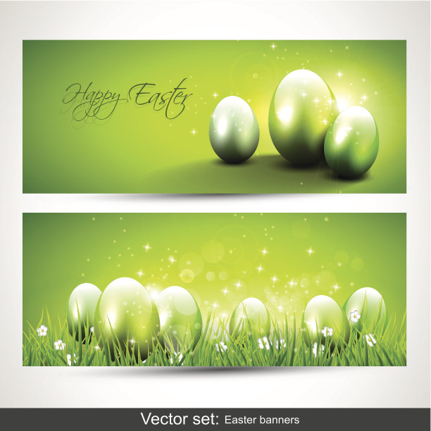 现代复活节横幅图片下载