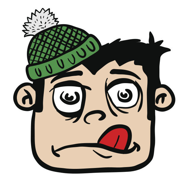 戴着冬帽的男孩图片下载