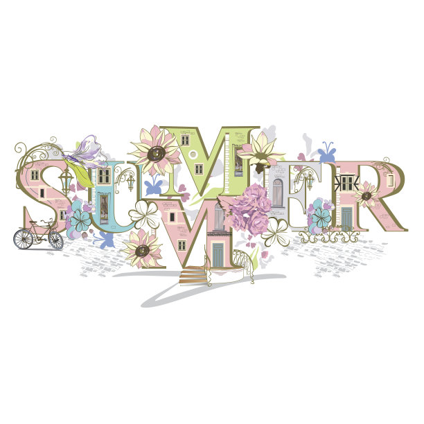 “夏天”的字体图片下载