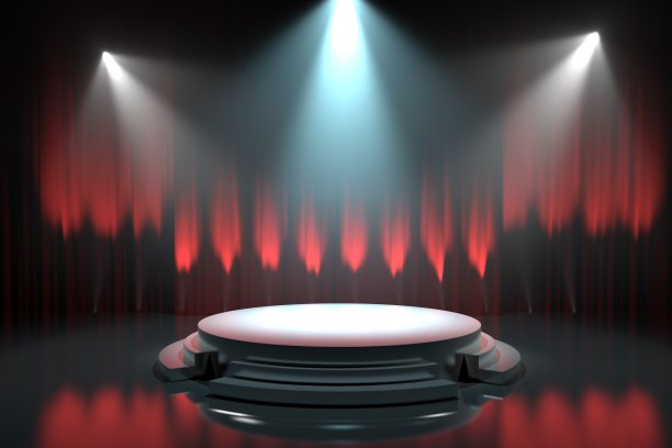 空旷的舞台讲台工作室图片下载