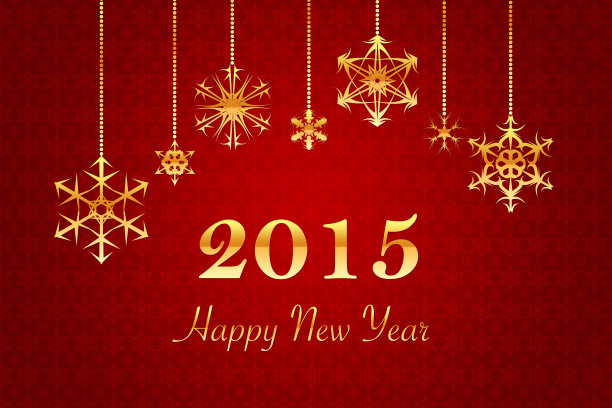 背景，红色，金色的字母，雪花图片下载