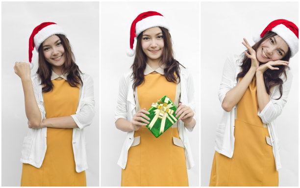 亚洲圣诞老人女图片下载