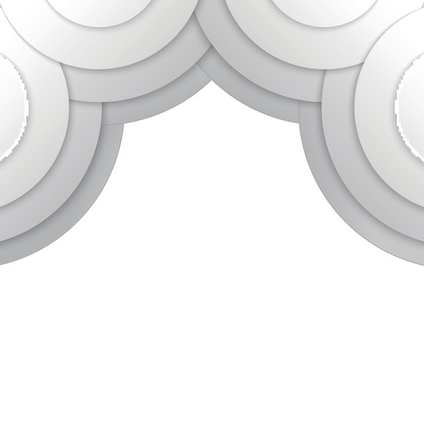 摘要灰色纸圈矢量背景图片下载