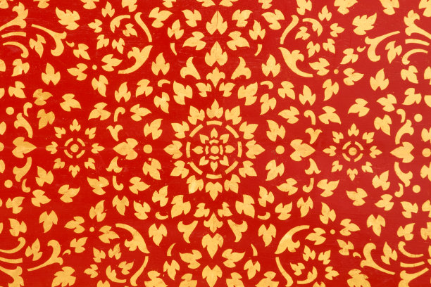 金色的泰国绘画图片下载