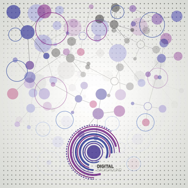 抽象的彩色背景。3 d球体图片下载