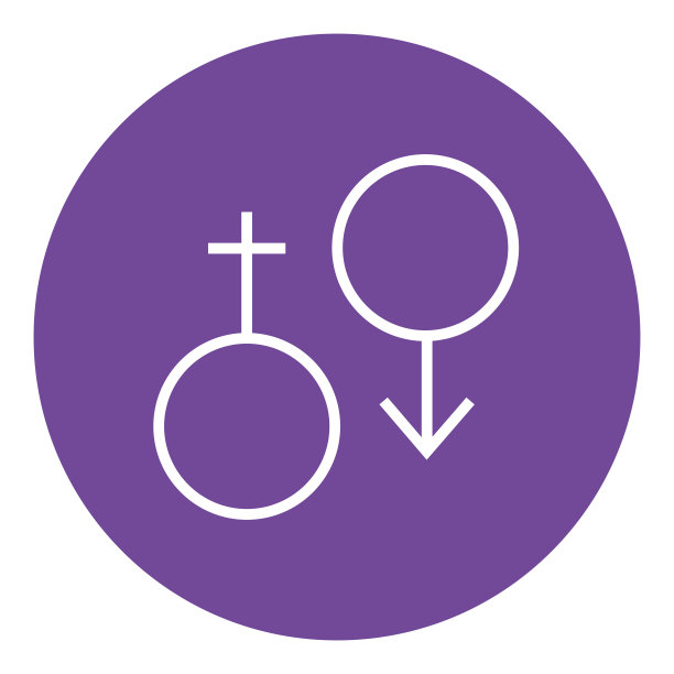 男女符号线条图标图片下载