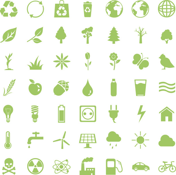 生态图标向量集图片下载